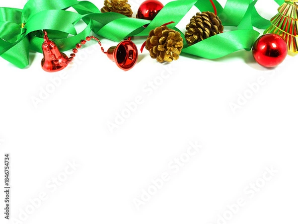 Obraz Colorful Christmas background