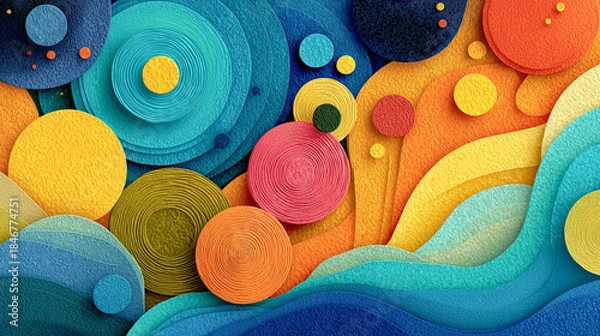 Fototapeta アブストラクトグラフィック素材