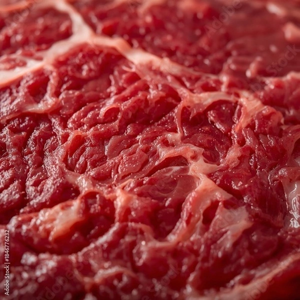 Obraz 소고기결_마블링근접_신선육질표현