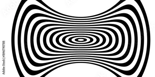 Fototapeta Rastr spiral. Spiral. The concentric circles. The silhouette of the spiral. Effect, hypnosis, the symmetry of the spiral.