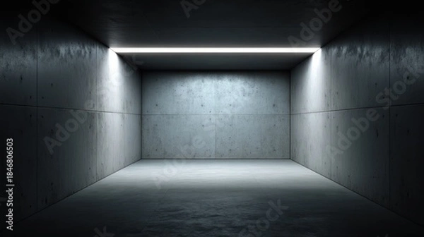 Obraz Empty modern concrete room