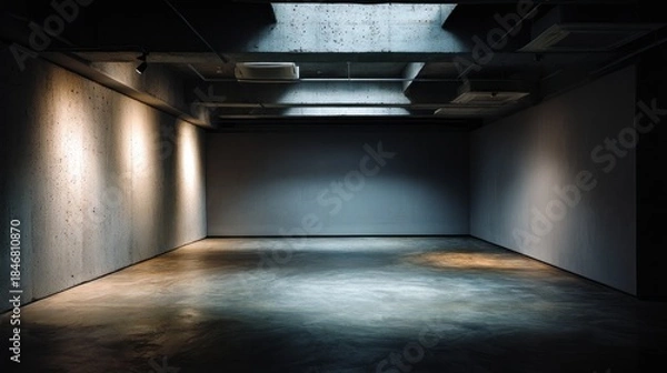 Obraz Empty modern concrete interior space