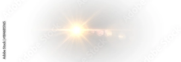 Obraz Light glow star beam flash radiant rays cosmic space.
