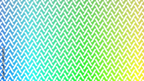 Obraz Dynamic Triangle Tessellation — Abstract Geometric Vector Pattern Background