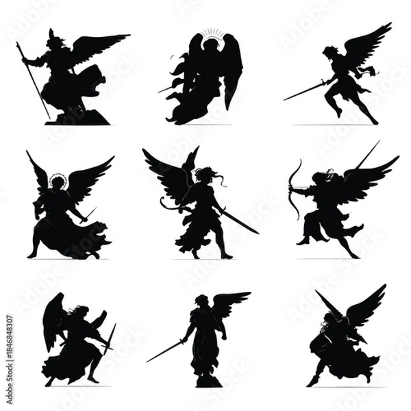Obraz archangel silhouette