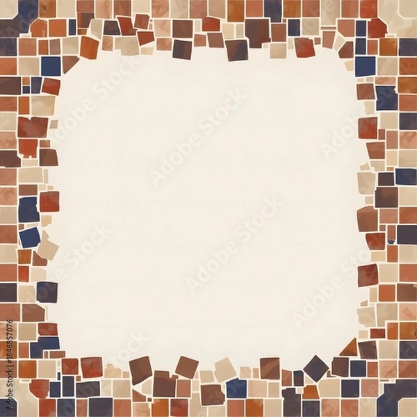 Obraz Tile Grid Border Frame