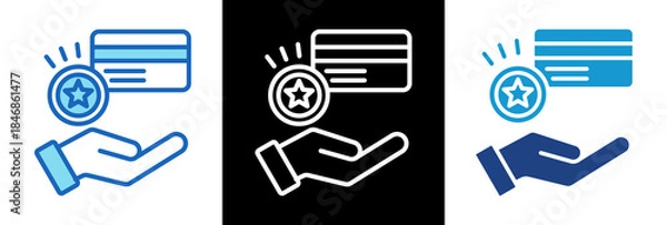 Obraz Loyalty Program triplestyle icon