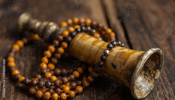 Obraz old fashioned copper pipe and a pipe