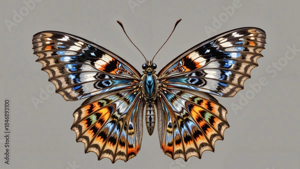 Obraz butterfly on black background