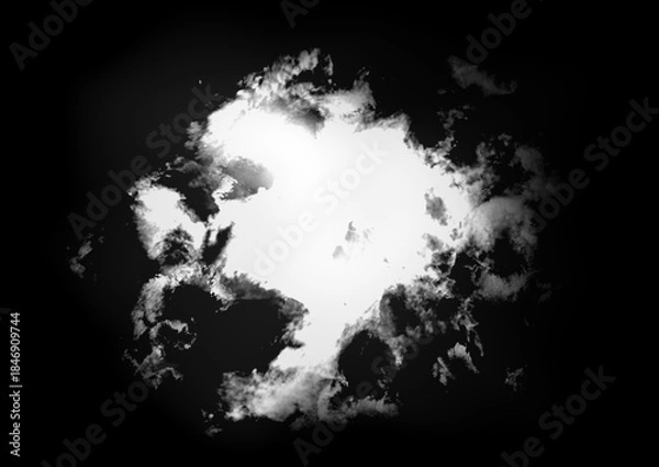 Obraz 抽象的　水墨画　背景素材