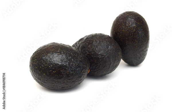 Obraz Avocado isolated on white background