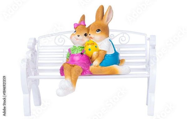 Obraz Easter bunnies isolated