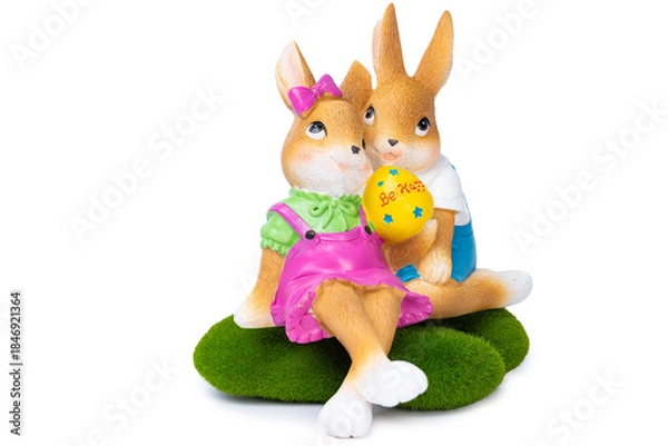 Obraz Easter bunnies isolated
