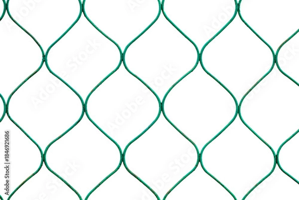 Obraz metal fence isolated