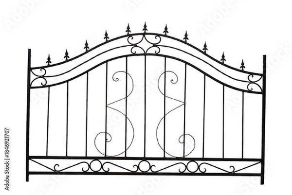 Obraz metal fence isolated