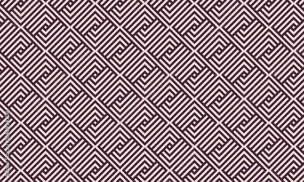 Fototapeta A seamless pattern with purple squares on a light background.