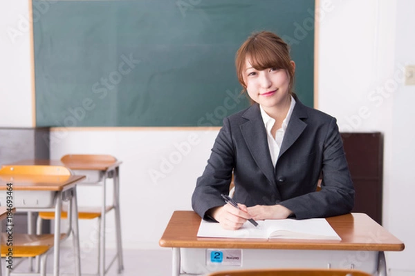 Fototapeta 日本人　高校生