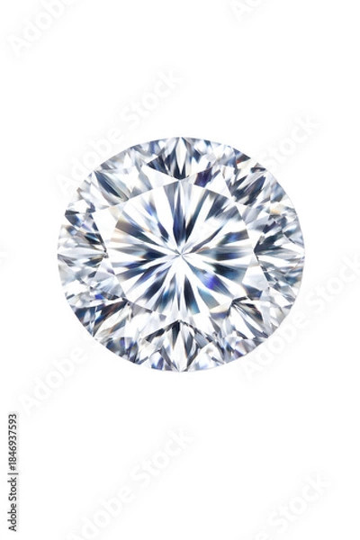 Obraz diamond on white background