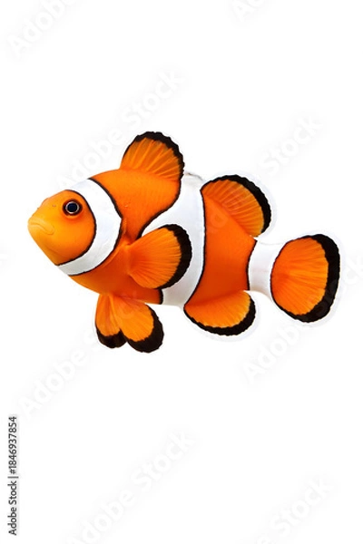 Obraz red fish isolated on white