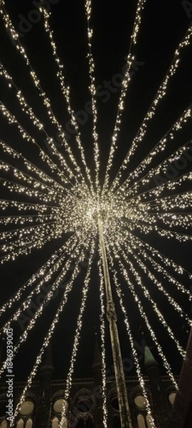 Obraz Weihnachtsbeleuchtung in Lübeck