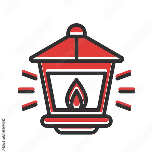 Obraz Candle light icon