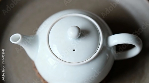 Obraz white teapot
