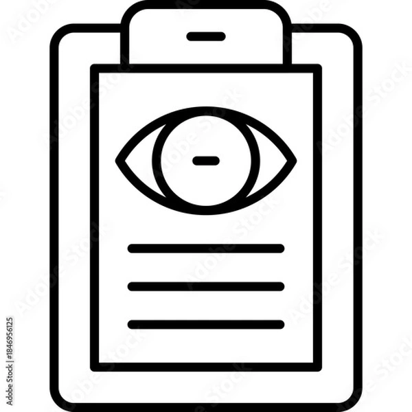 Obraz Objectivity Icon Vector Element