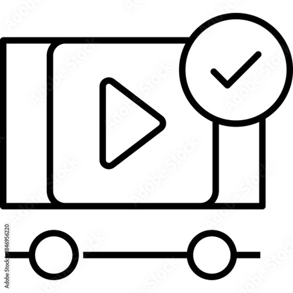 Obraz Video Editor Icon Vector Element