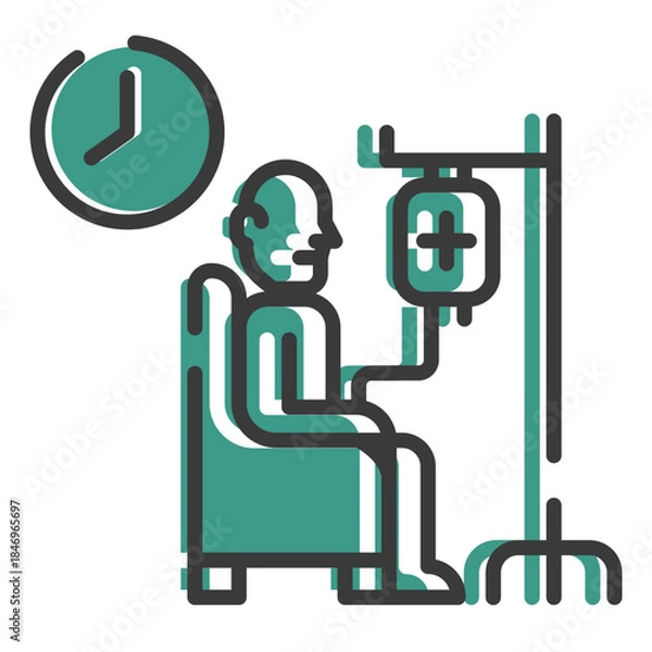 Obraz Chemotherapy duration icon