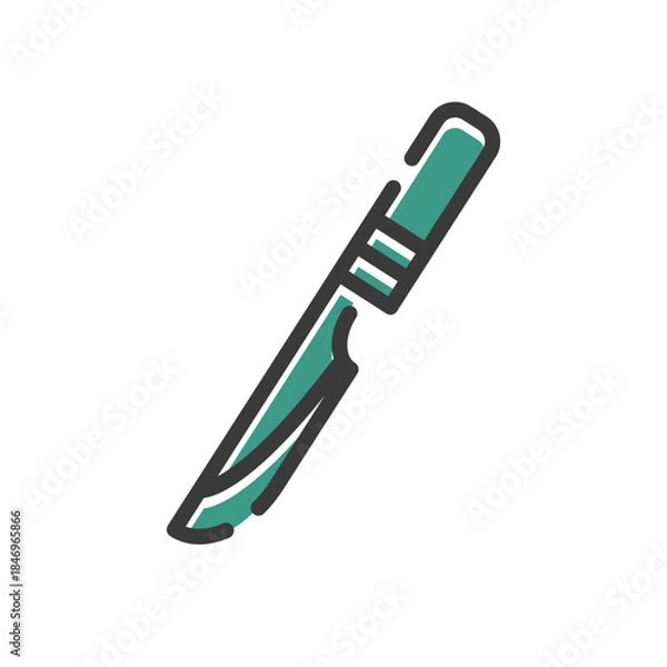 Obraz Surgery knife icon