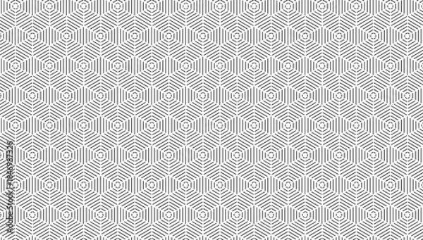 Obraz black and white pattern,background line geometric,modern stylish texture,vector