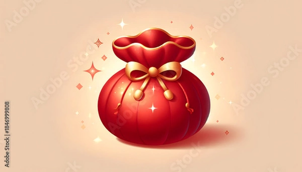 Obraz 붉은말 일러스트