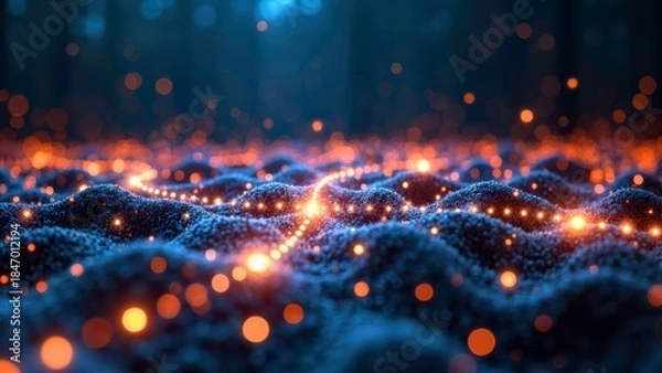 Obraz Flame nuclear device decoration technology art zone