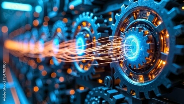 Obraz Light Chain Device Decoration Technology Art Zone