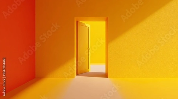 Obraz An open door to the light.