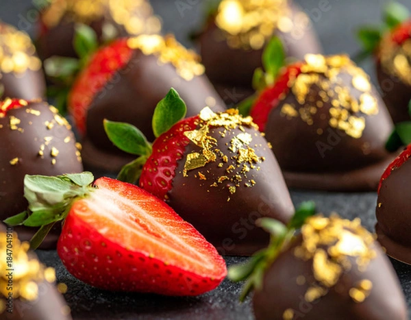 Obraz Truskawki w czekoladzie	