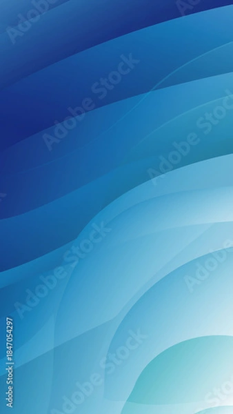 Obraz Soft Blue Gradient Flow