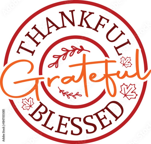 Obraz Thanksgiving  svg design