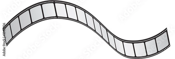 Obraz falisty pasek folii