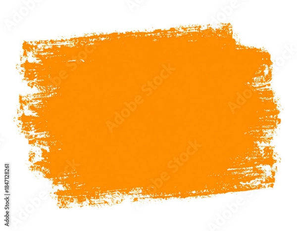 Obraz Orange wasserfarben muster Pinselstrich
