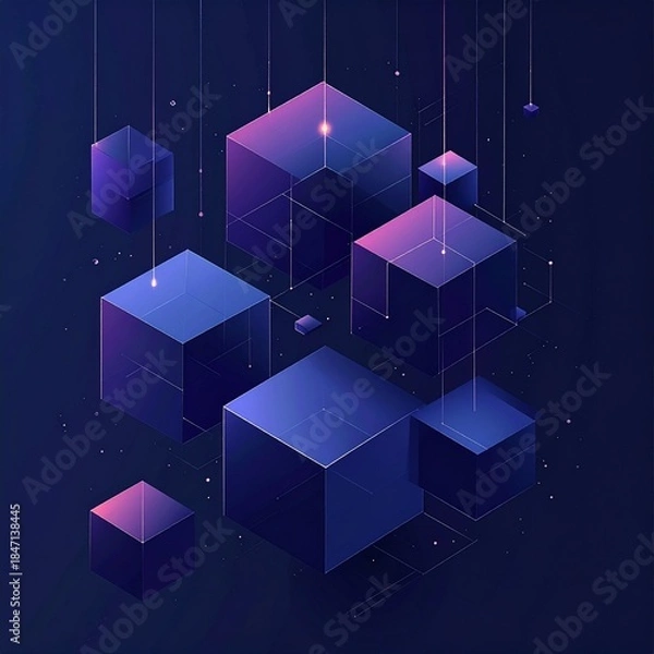 Fototapeta abstract blue background