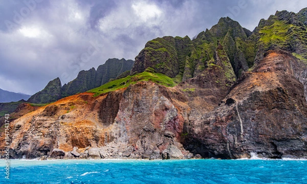 Fototapeta Hawaii, Kuai, Ni Polli Coast