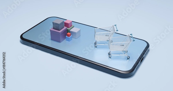 Obraz Online shopping