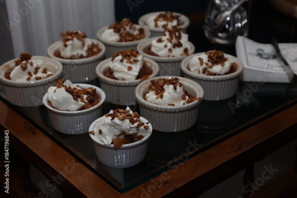 Obraz Apple crisp in a ramekin 