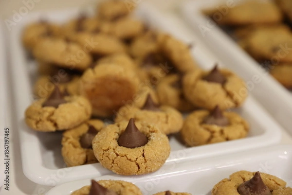 Obraz chocolate chip cookies