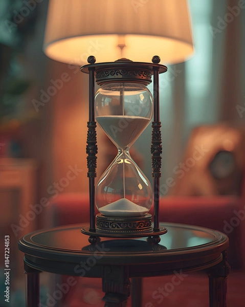 Obraz hourglass on table