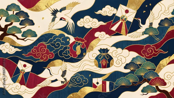 Fototapeta 새해,설날 배경이미지