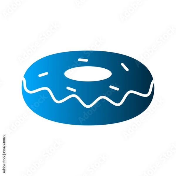 Obraz Donut icon design template