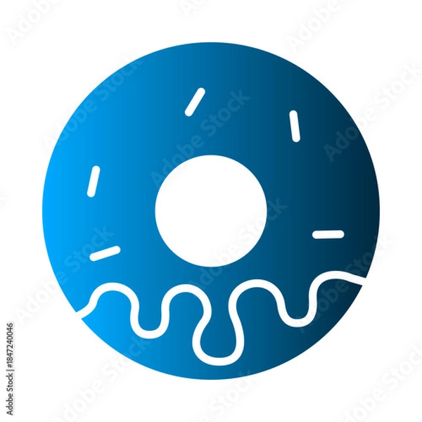 Obraz Donut icon design template