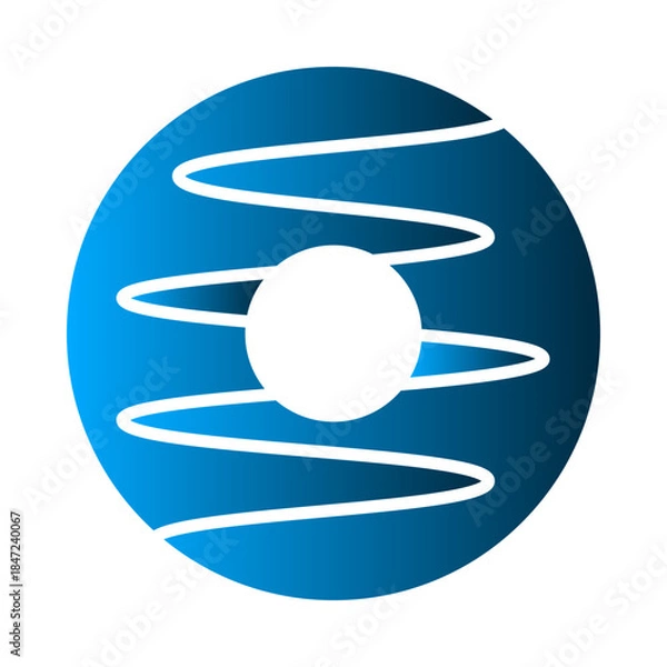 Obraz Donut icon design template